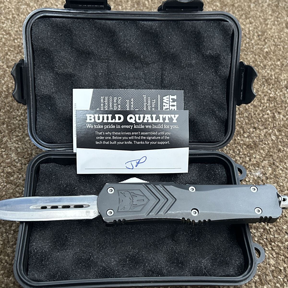 Cobratech Dagger OTF Knife