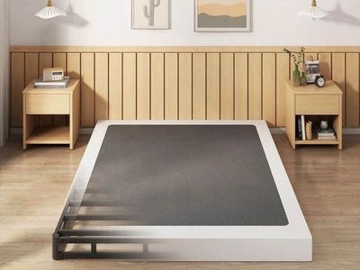 FREE- Zinus Shawn 1.6 Inch SmartBase Platform Bed Frame - Queen Size, Heavy Duty Steel