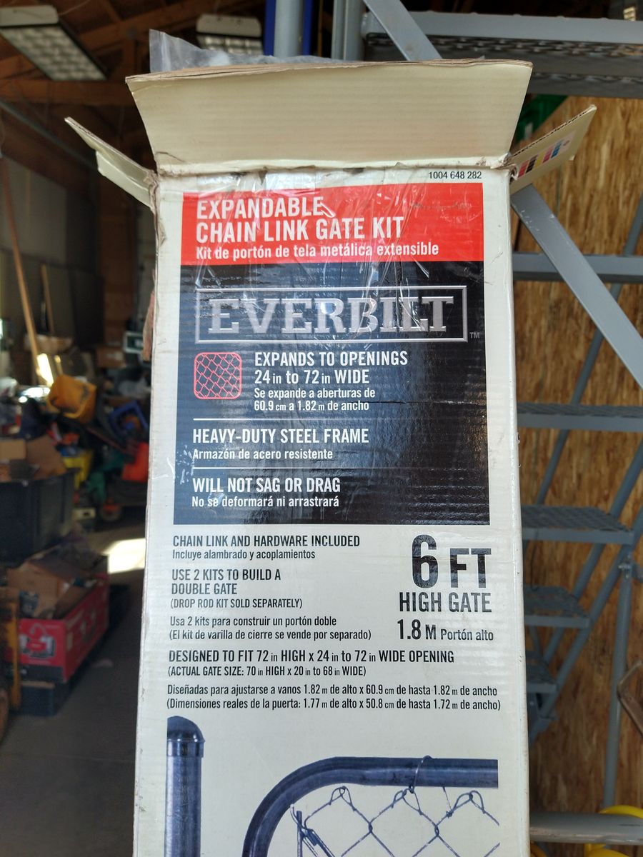 New Chain Link Gate Kit - Open Box
