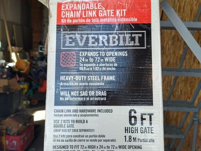 New Chain Link Gate Kit - Open Box