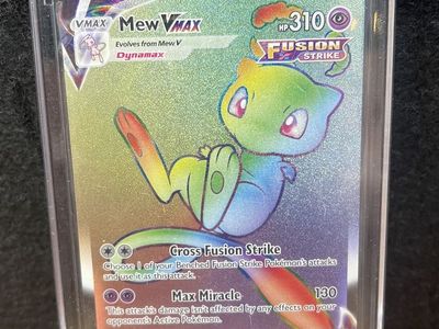 Mew VMAX #268 Pokemon Fusion Strike Pokemon Card