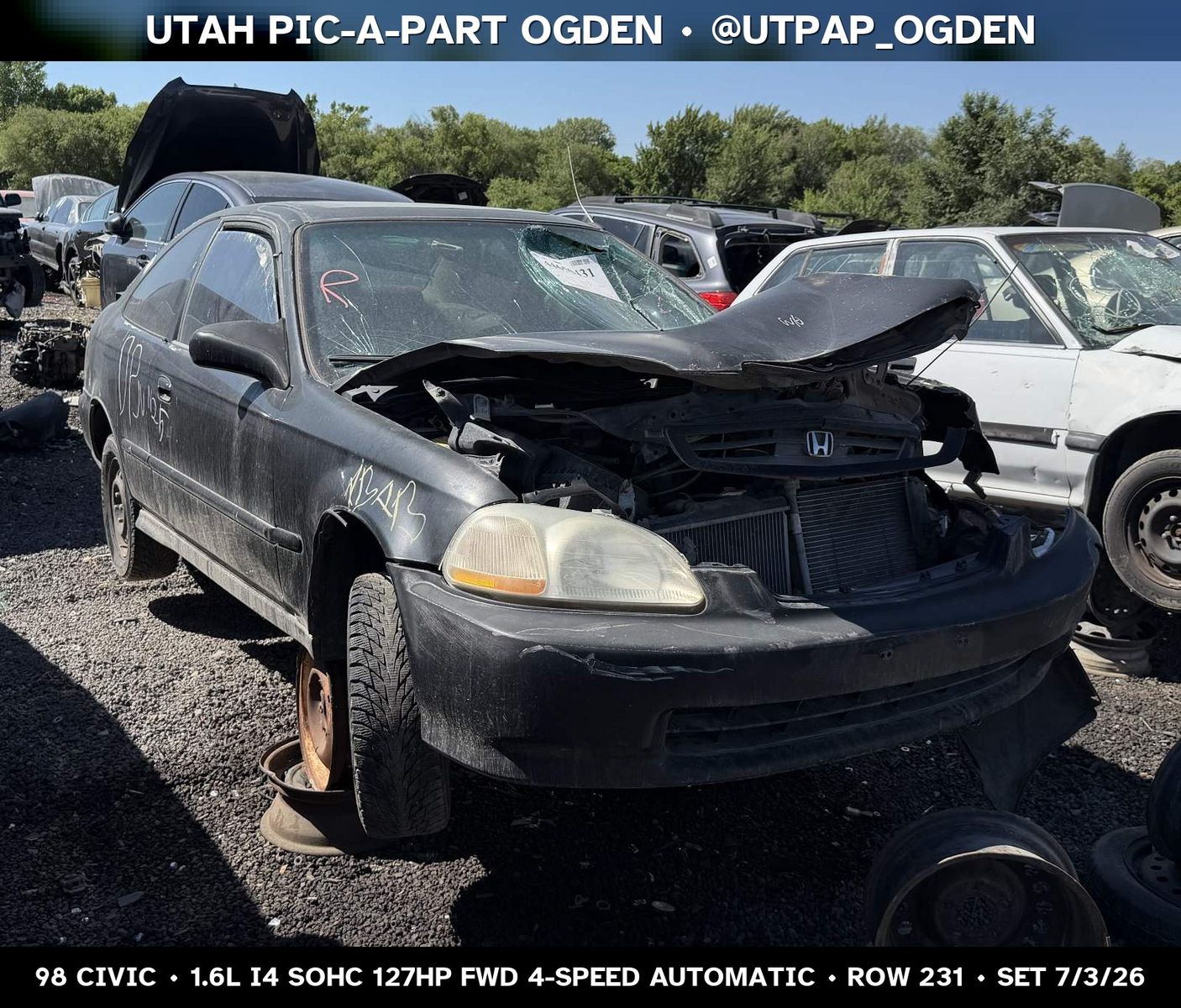 1998 Honda Civic EK Parts - UTPAP Ogden