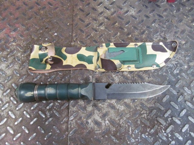 Vintage survival knife 1970s-80s