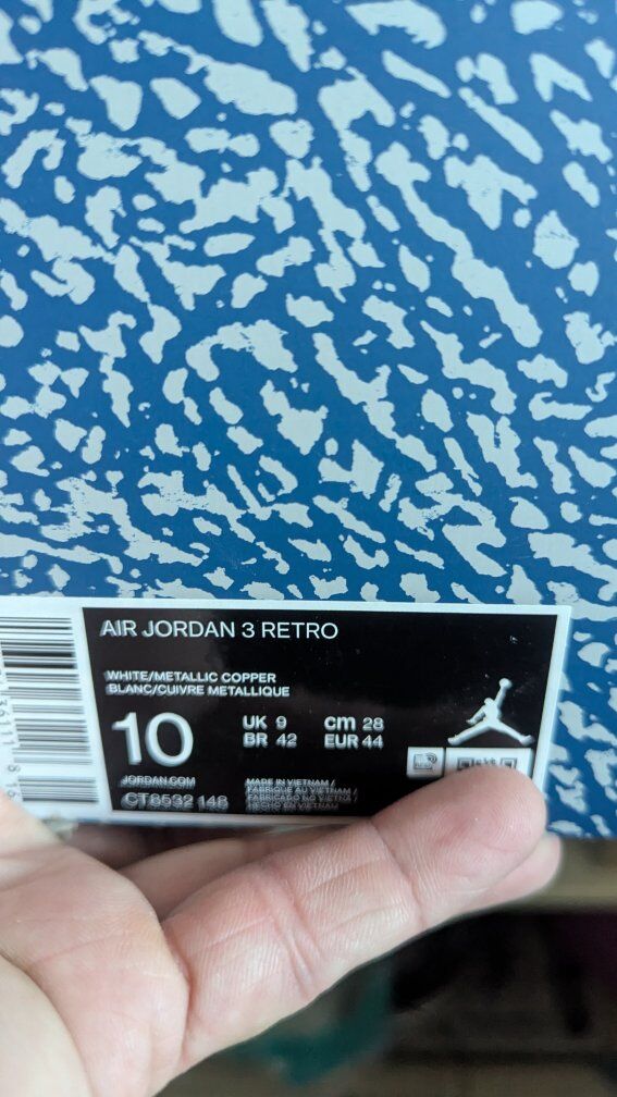 Jordan 3. retro wizard PE