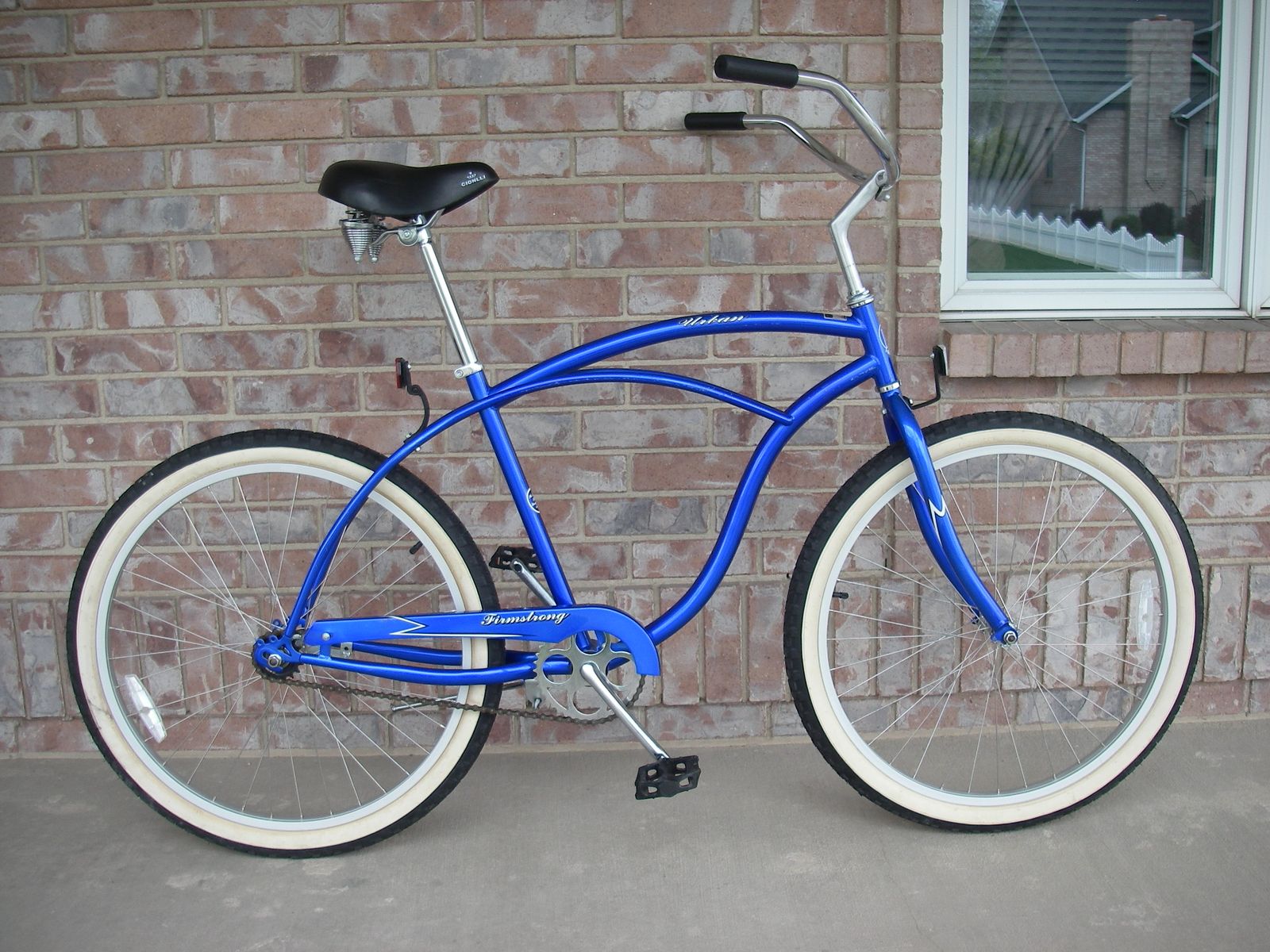 Like New, Large Mens 26" FIRMSTRONG URBAN Beach Cruiser Bike, Blue