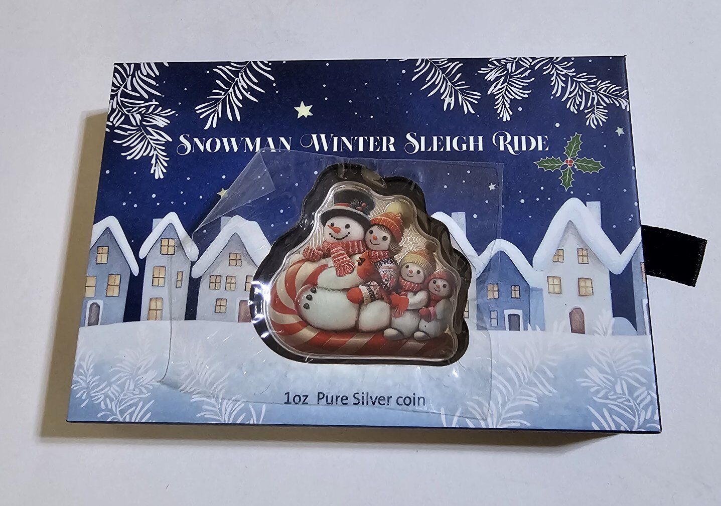 2025 $2 1 oz Silver .999 PAMP SNOWMAN