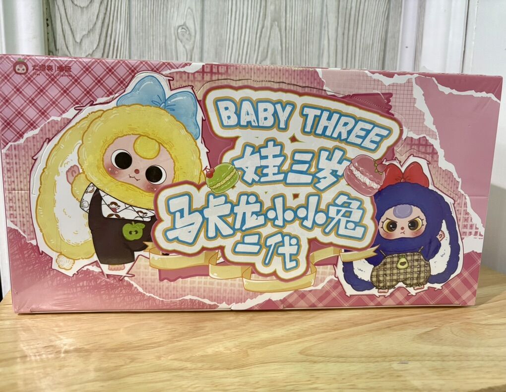 Baby Three - Macaron Cute Bunny Blind Box Case