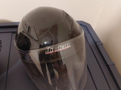 full face helmet.