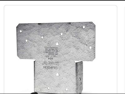 Simpson Strong-Tie A23 Standard Angle Tie, Galvanized Steel Connector for Wood Framing