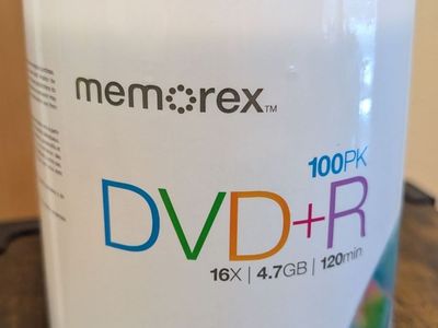 DVD+R Spindle, Pack Of 100, New - Sealed Container