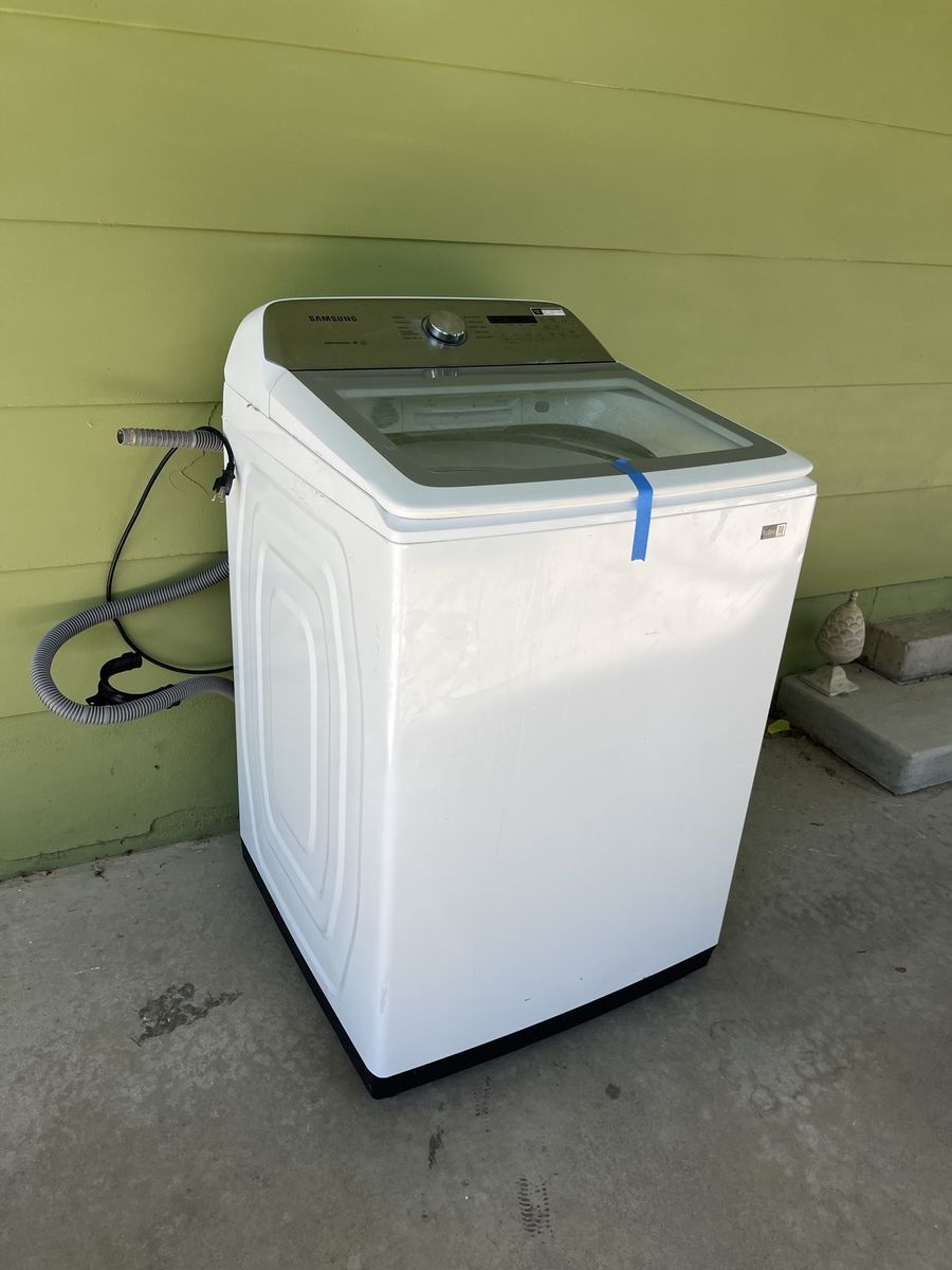 Samsung WA50R5200AW Top Load Washer with Active WaterJet - White