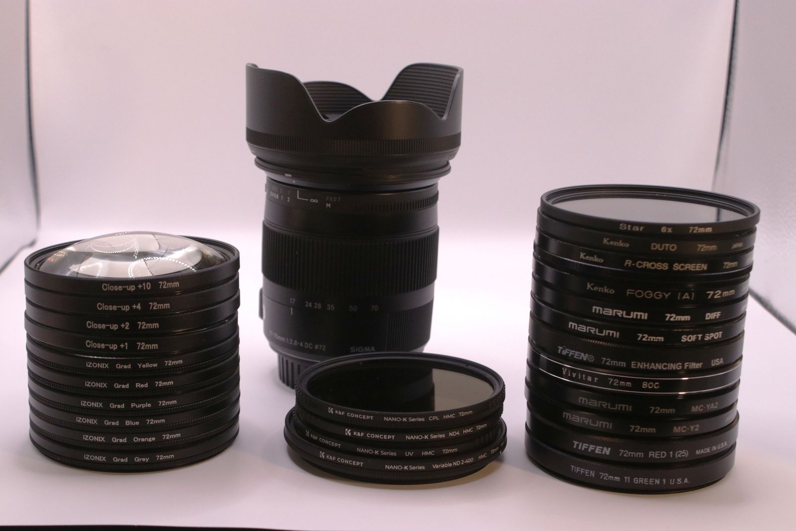 Sigma 17-70mm f/2.8-4 DC Macro OS HSM for Canon EF-S + 26 Filter Creative Kit