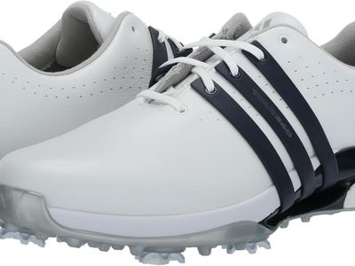 Adidas Tour360 Golf Shoes, Size 9, White and Black