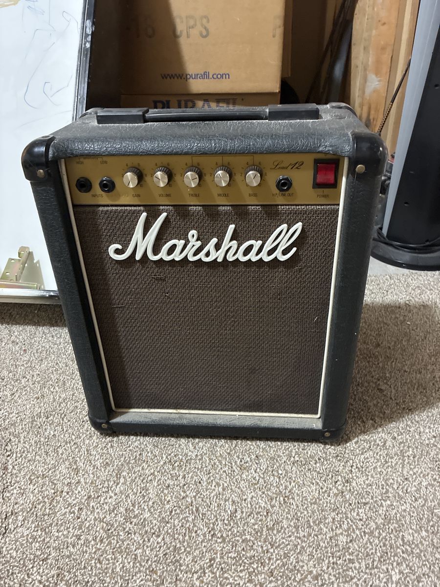 Marshall guitar amplifier model 5005 12 watt R.M.S. / 8 ohm