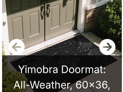 5 ft x 3 ft Doormat (NEW)