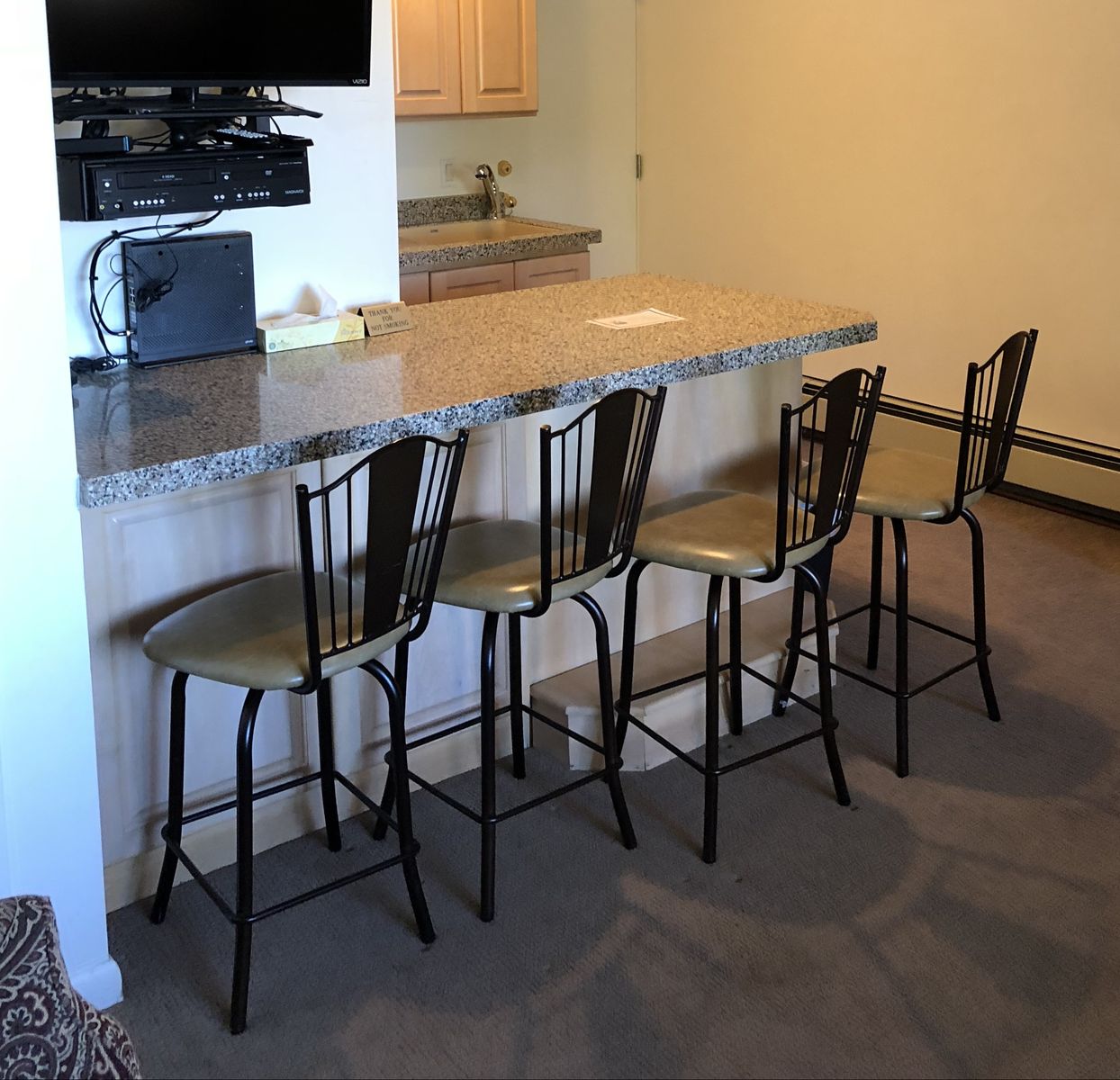 Tan and Brown Barstools