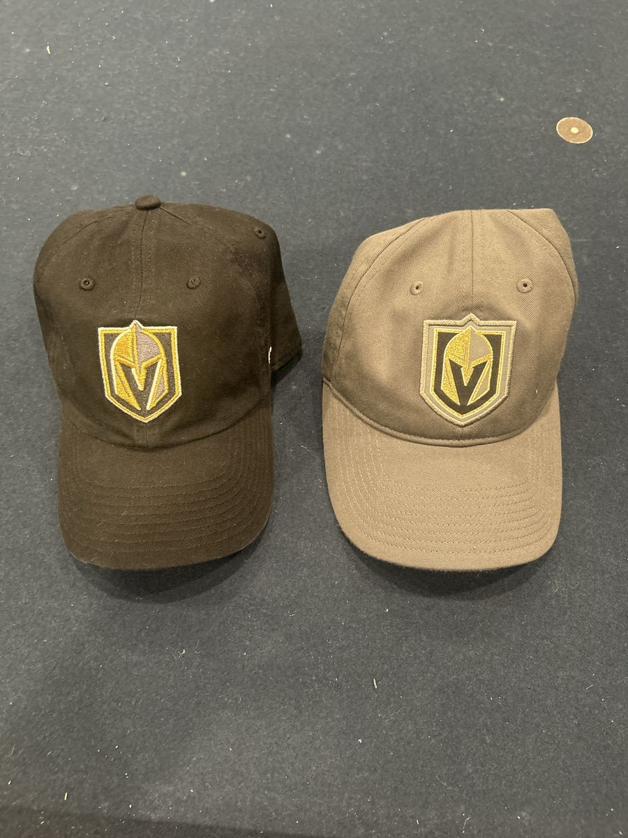 Adidas & '47 Vegas Golden Knights NHL Adjustable Baseball Caps (2) - Black & Gray