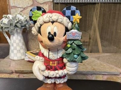 Disney Showcase Collection Old St. Mick Mickey Mouse NutCracker Christmas Figurine