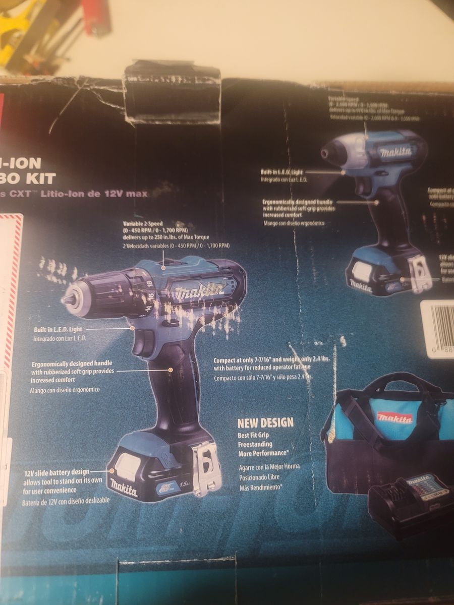 Makita drill combo 12v