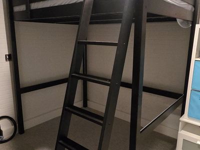 IKEA STORÅ Full-size Loft Bed – Black – Excellent Condition – $300 obo
