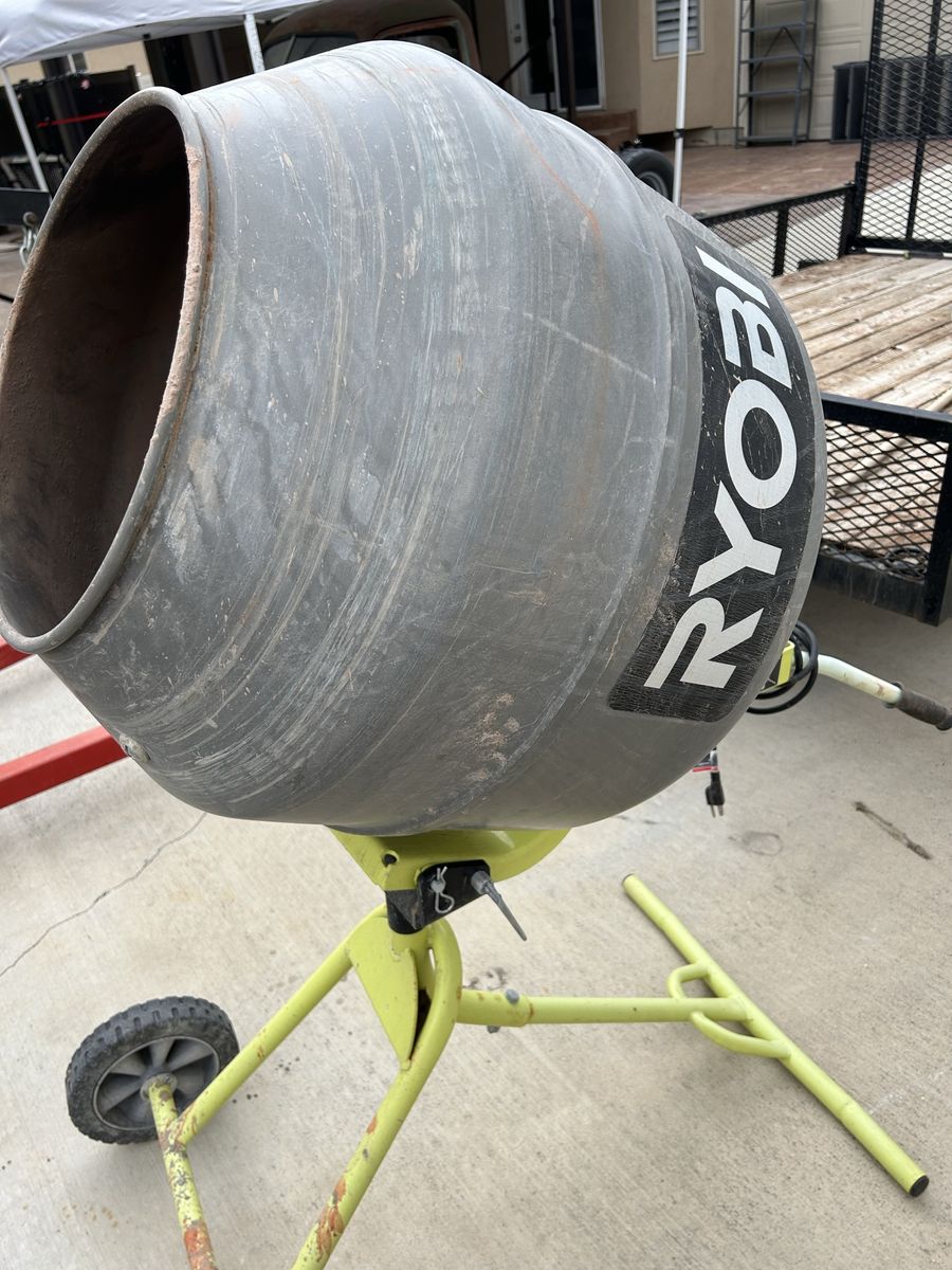 RYOBI Electric Cement Mixer - Good Used