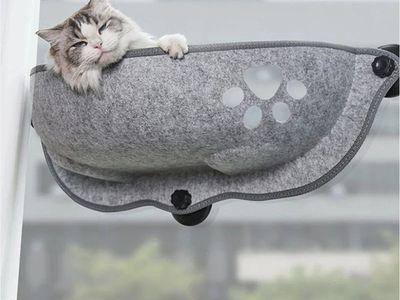 Perch Cat Window Hammock lounge sunbathe