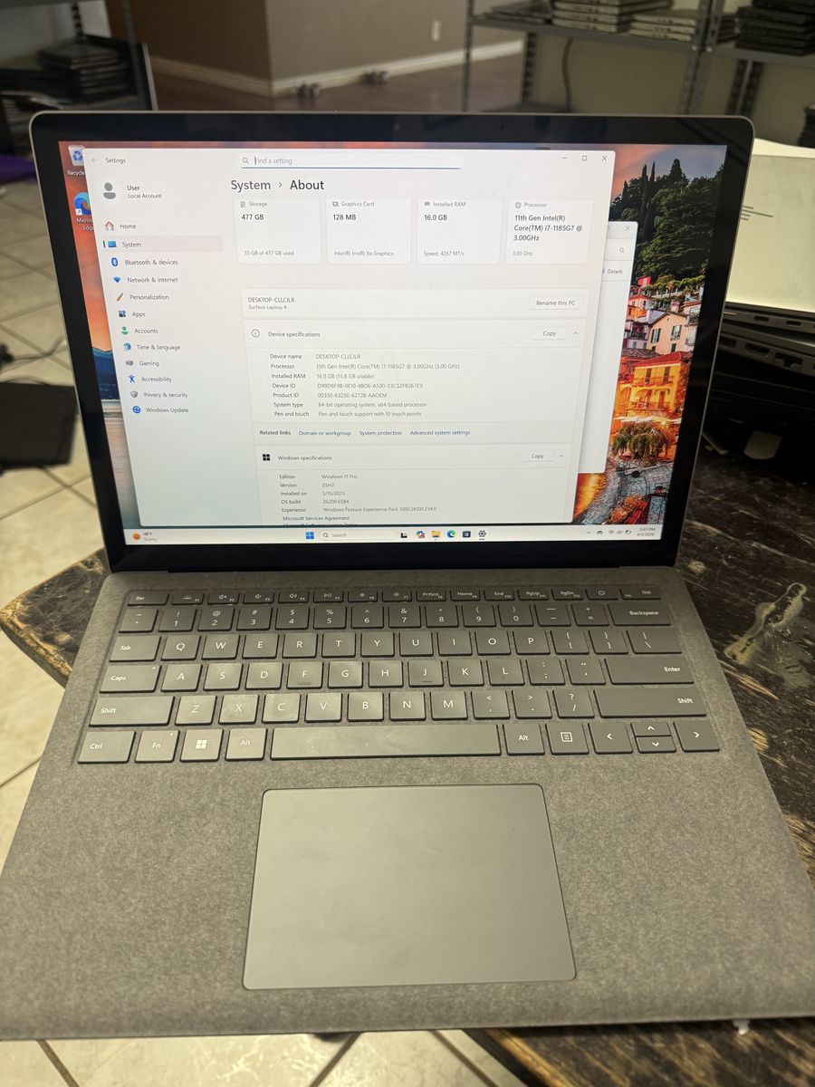 UNBEATABLE DEAL Microsoft Surface laptop 4 I7/16GB/512gb ssd w/warranty