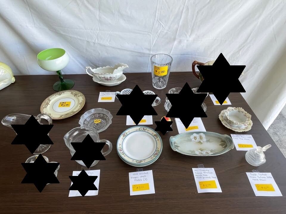 Vintage Cut Crystal, Plates and other Glass Ware - Various Prices