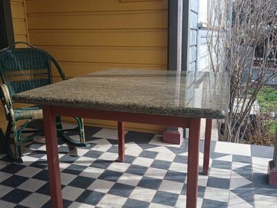 Granite top table
