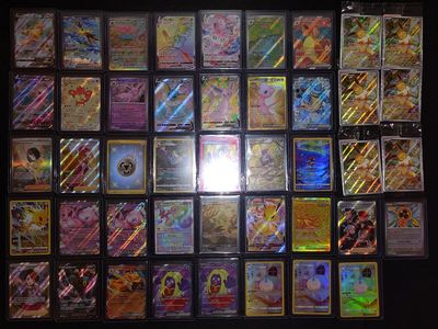 Pokemon TCG Holo & Full Art Card Lot - Singles (43 Cards)