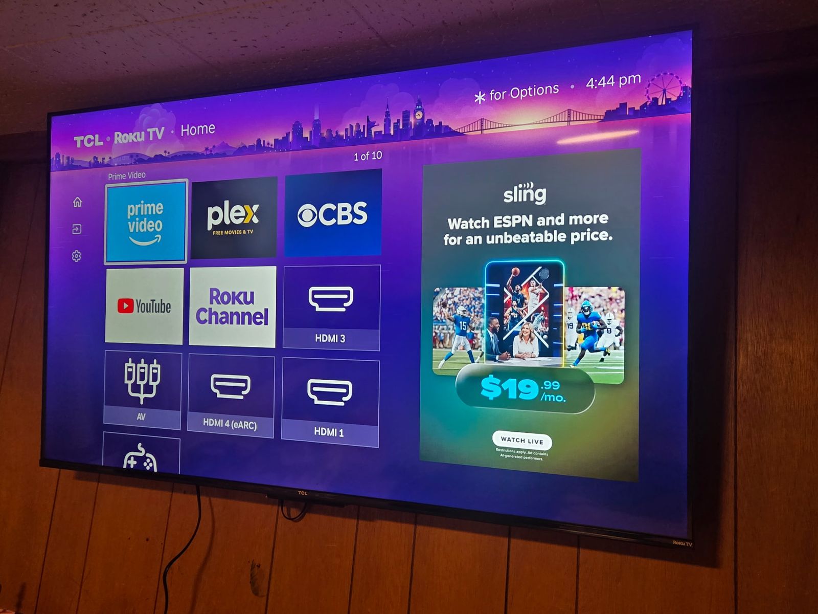 50 inch tcl roku tv