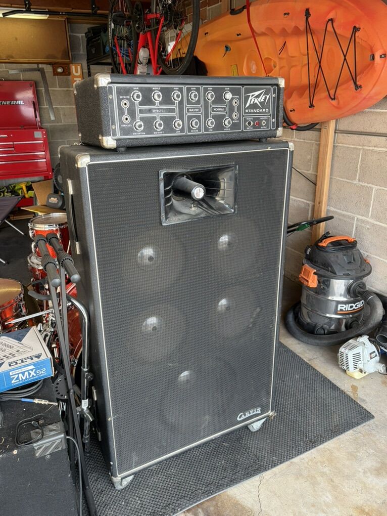 Vintage 70's Carvin and Peavey Guitar Full Stack