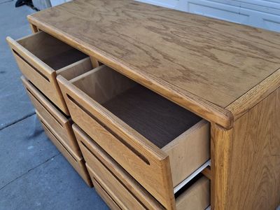 real oak wood 6 drawers kids dresser