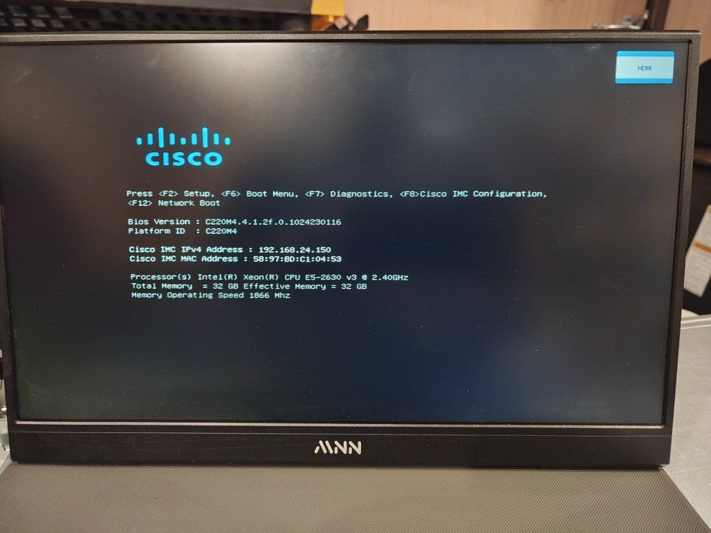 Cisco C220 M4 Server Dual Xeon 32GB RAM 1.6TB RAID5 Proxmox
