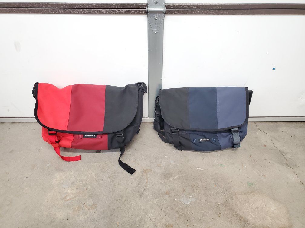 Two Timbuk2 Custom Classic Messenger Bags