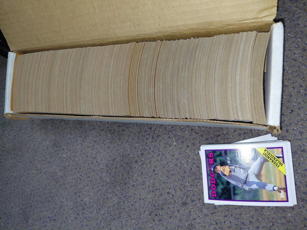 1988 Tops baseball cards