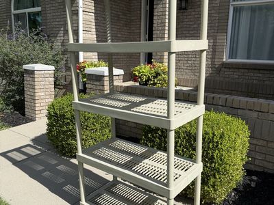 5-Tier Plastic Utility Storage Shelf