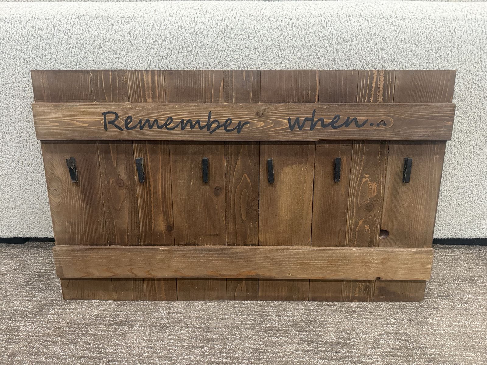 Rustic/Farmhouse wood wall keepsake board