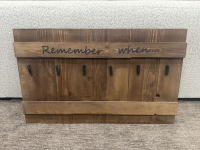 Rustic/Farmhouse wood wall keepsake board