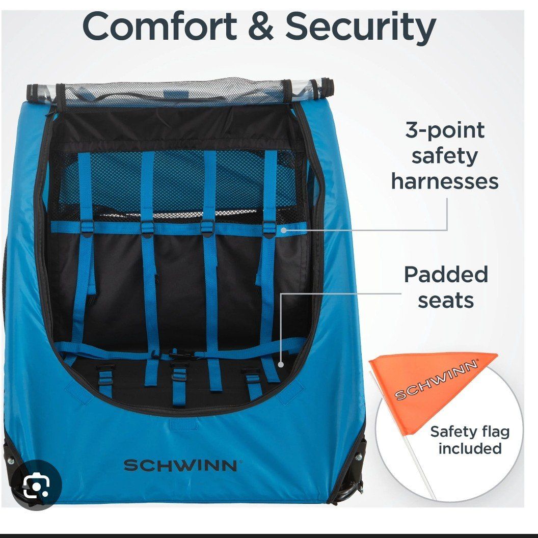 Shwinn all weather two seat bike trailer