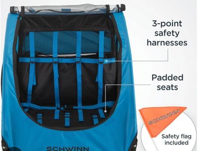 Shwinn all weather two seat bike trailer
