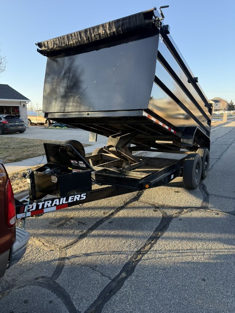 7x14 Dump Trailer For Rent