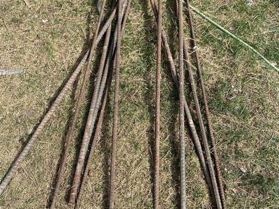 Iron rod for yard or construction