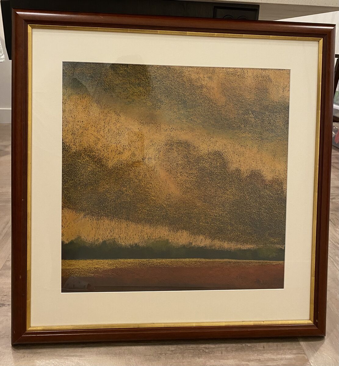 Wood Wall Frame - Natural Scene ( Good for business & home)