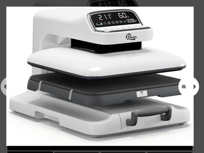 Rizzliz 15x15 Inch Auto Heat Press Machine with Smart Built-in Quantity Counter and Digital Display