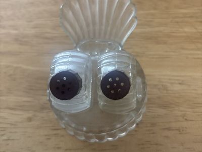 Vintage salt and pepper shakers
