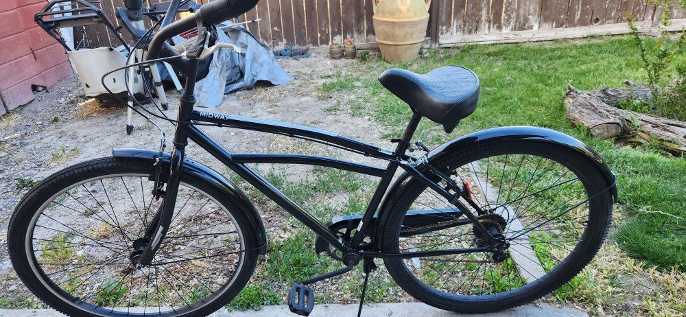 Midway Cruiser Bike - Black, Single Speed, 29" Wheels, Aluminum Alloy Rims
