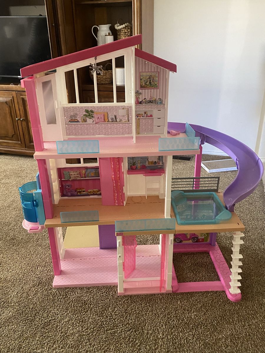 Mattel Barbie Dreamhouse 3-Story Dollhouse with Slide and Pool