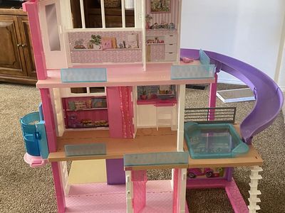 Mattel Barbie Dreamhouse 3-Story Dollhouse with Slide and Pool