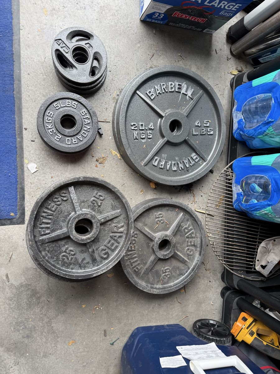 Weight Plates  $1 per pound